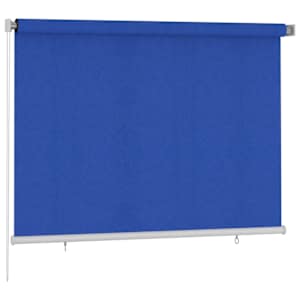 vidaXL Store roulant d'ext&eacute;rieur 200x140 cm Bleu PEHD
