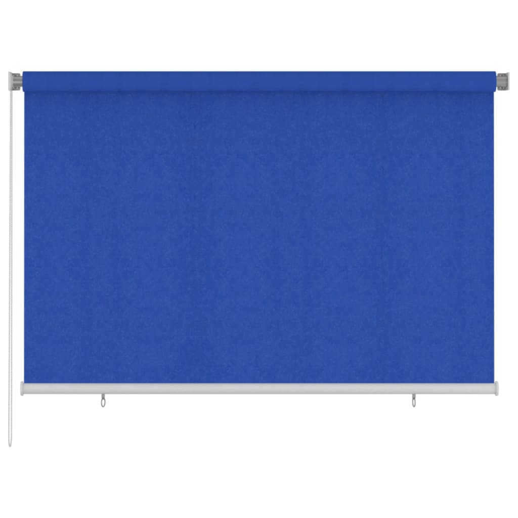 vidaXL Jaluzea tip rulou de exterior, albastru, 220×140 cm, HDPE