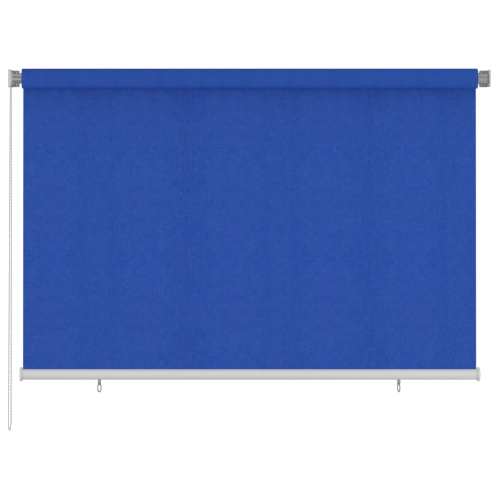 vidaXL Jaluzea tip rulou de exterior, albastru, 220x140 cm, HDPE