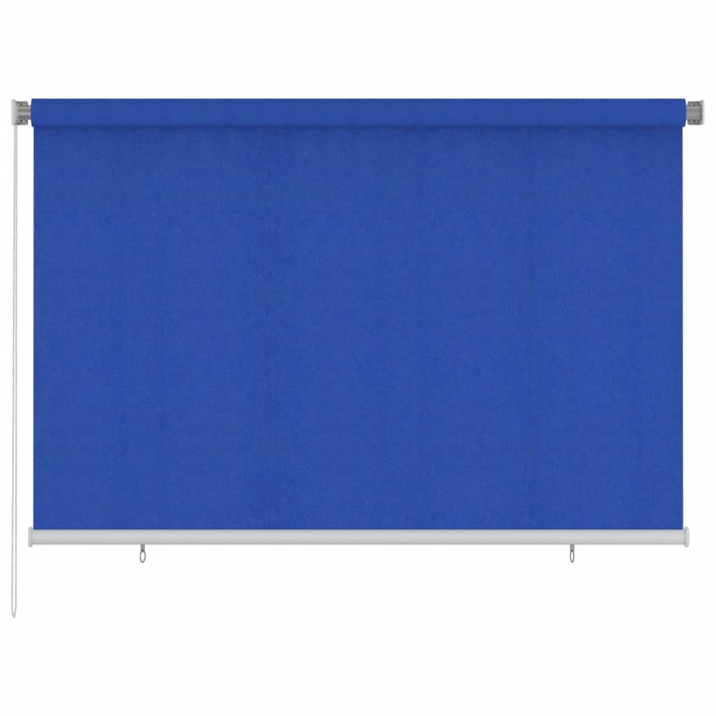 vidaXL Venkovní roleta 225 (Š) x 140 (V) cm modrá HDPE