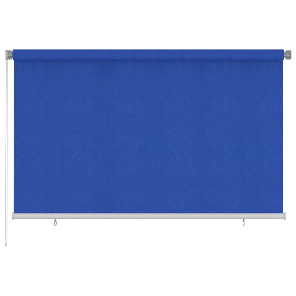 vidaXL Jaluzea tip rulou de exterior, albastru, 240x140 cm, HDPE