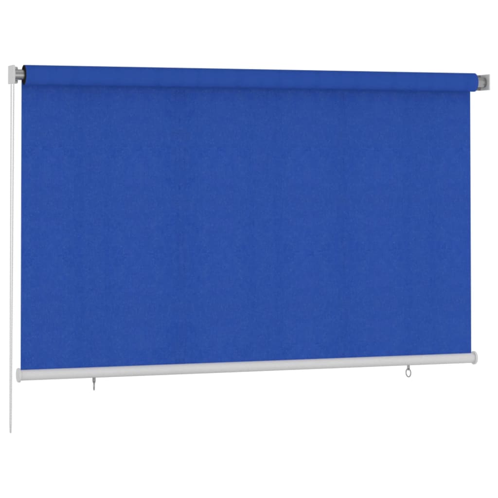 Rolgordijn voor buiten 240x140 cm HDPE blauw image 2