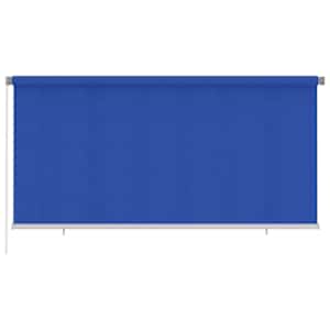 Zunanje rolo senčilo 300x140 cm modro HDPE