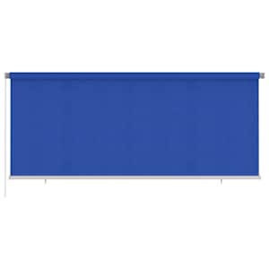 Venkovní roleta 355 (Š) x 140 (V) cm modrá HDPE - obrázek 1
