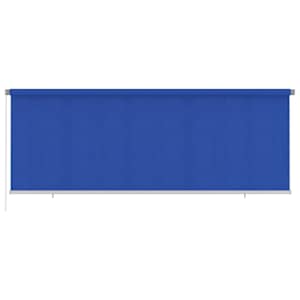 Zunanje rolo senčilo 400x140 cm modro HDPE