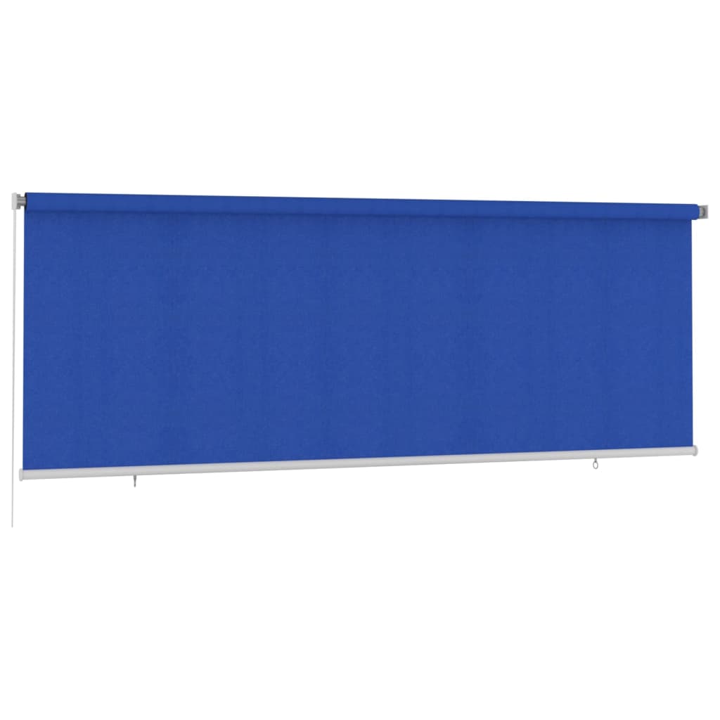 

vidaXL Rolgordijn voor buiten 400x140 cm HDPE blauw