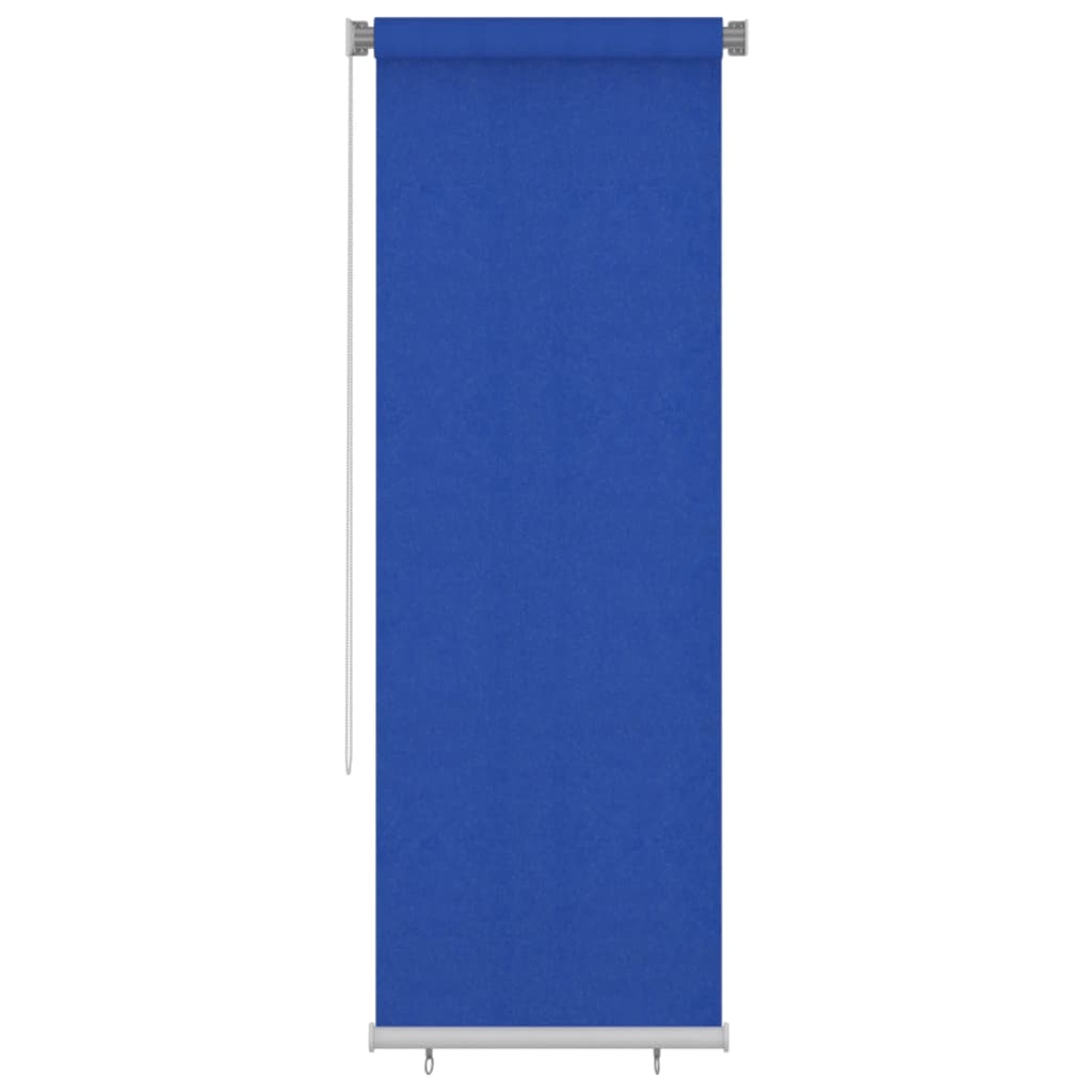vidaXL Jaluzea rulantă de exterior 85 (l) x 230 (î) cm, albastru, HDPE