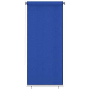 Zunanje rolo senčilo 100x230 cm modro HDPE