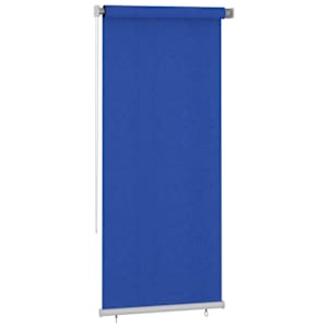 vidaXL Lauko roletas, mėlynos spalvos, 100x230cm, HDPE