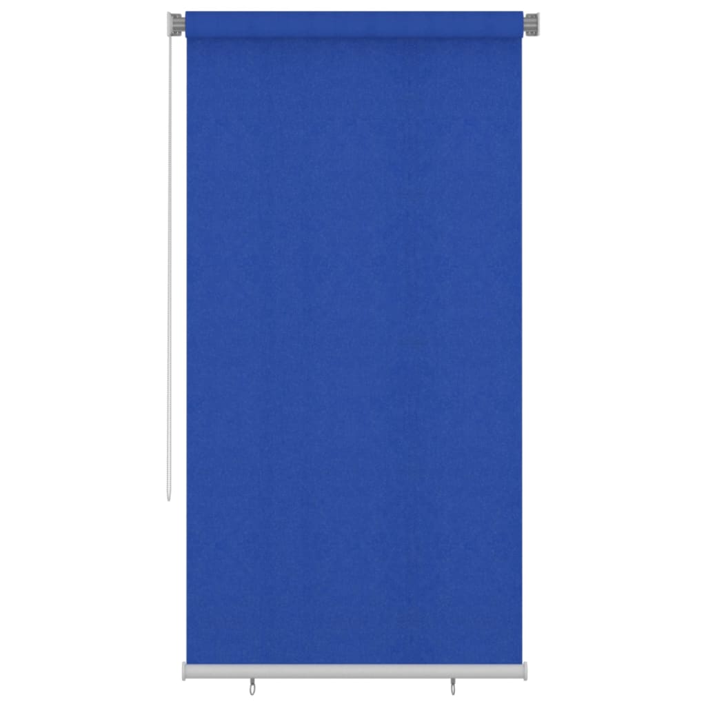vidaXL Jaluzea tip rulou de exterior, albastru, 120x230 cm, HDPE