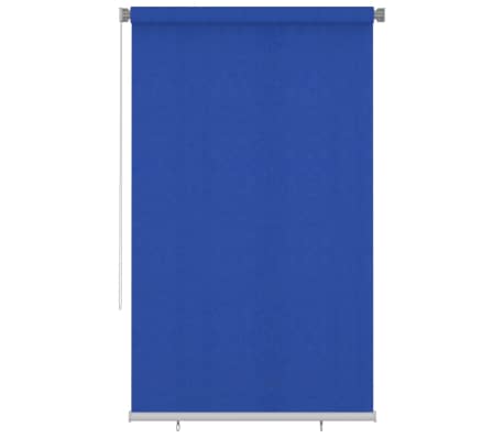 vidaXL Outdoor Roller Blind 140x230 cm Blue HDPE
