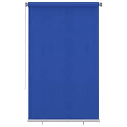 vidaXL Estore de rolo para exterior 145 (L) x 230 (A) cm azul HDPE