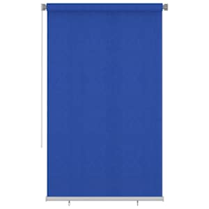 vidaXL Outdoor Roller Blind 140x230 cm Blue HDPE