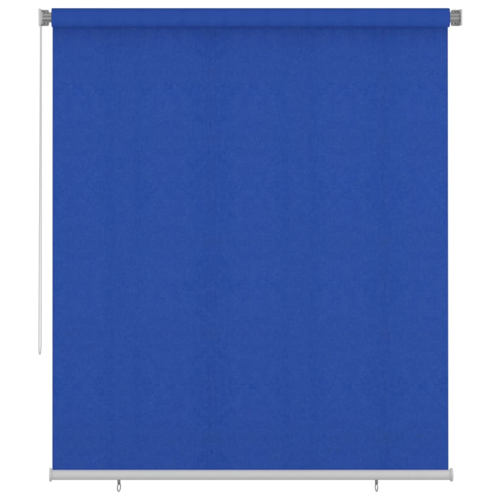 vidaXL Jaluzea tip rulou de exterior, albastru, 200x230 cm, HDPE