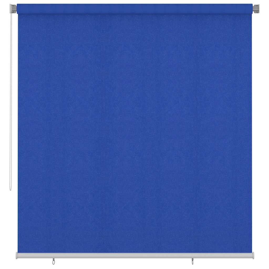 vidaXL Venkovní roleta 220 x 230 cm modrá HDPE