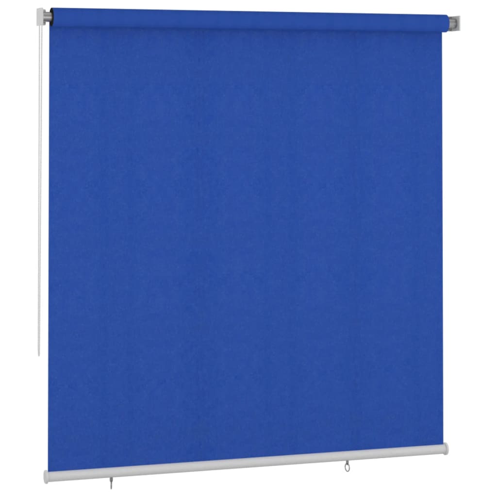 

vidaXL Rolgordijn voor buiten 220x230 cm HDPE blauw