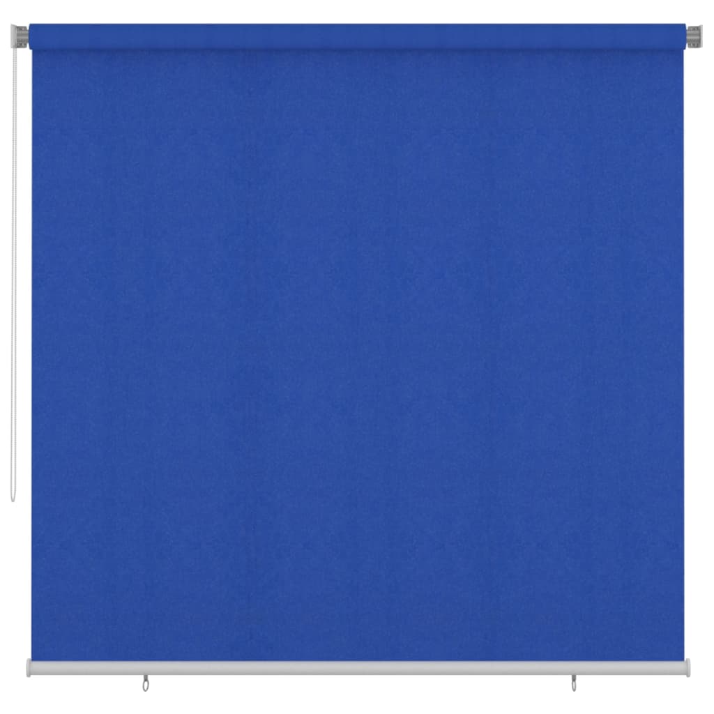 vidaXL Rolgordijn voor buiten 240×230 cm HDPE blauw