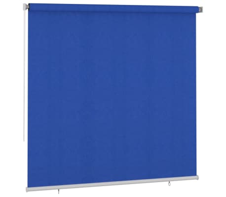 vidaXL Außenrollo 240x230 cm Blau HDPE