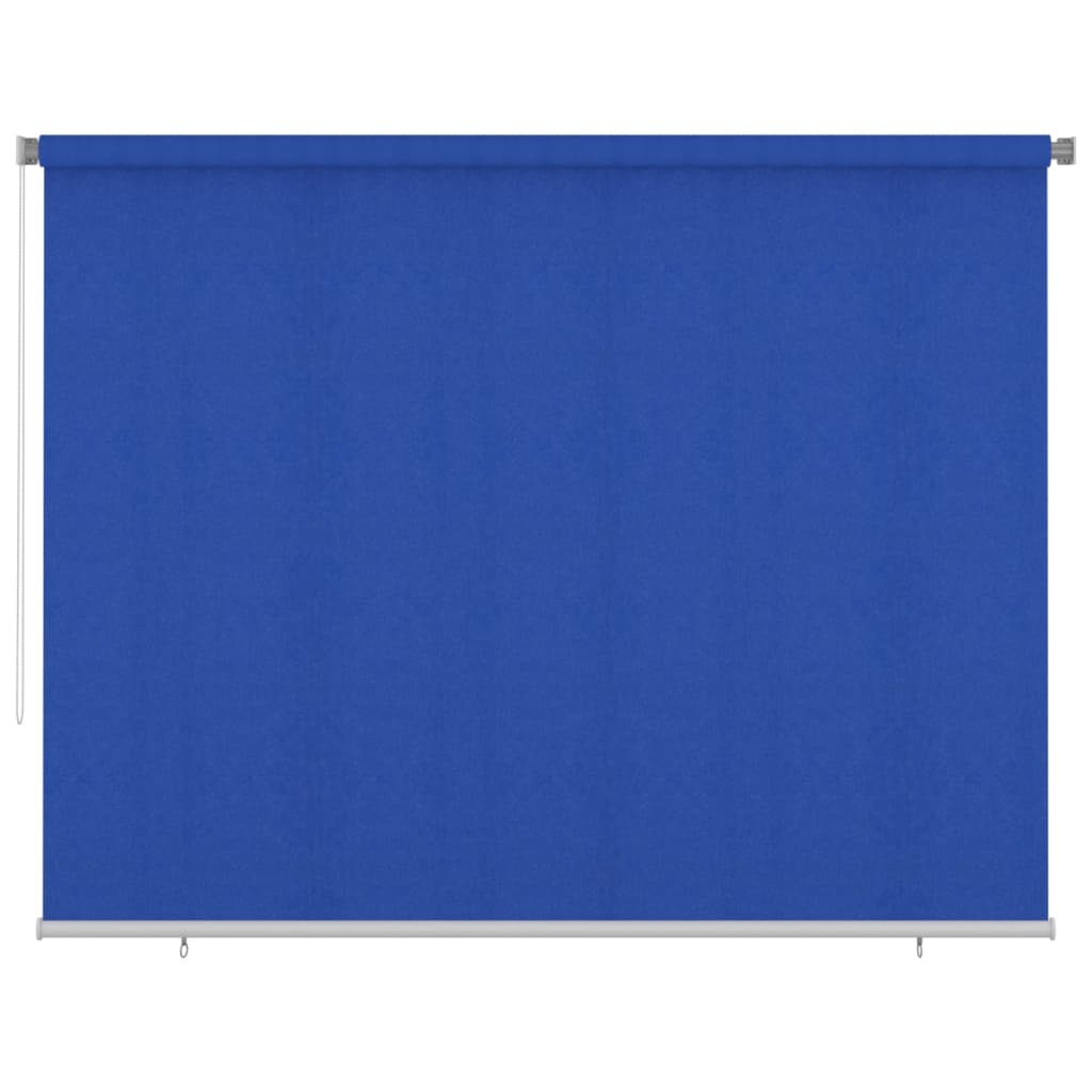 vidaXL Jaluzea tip rulou de exterior, albastru, 300x230 cm, HDPE