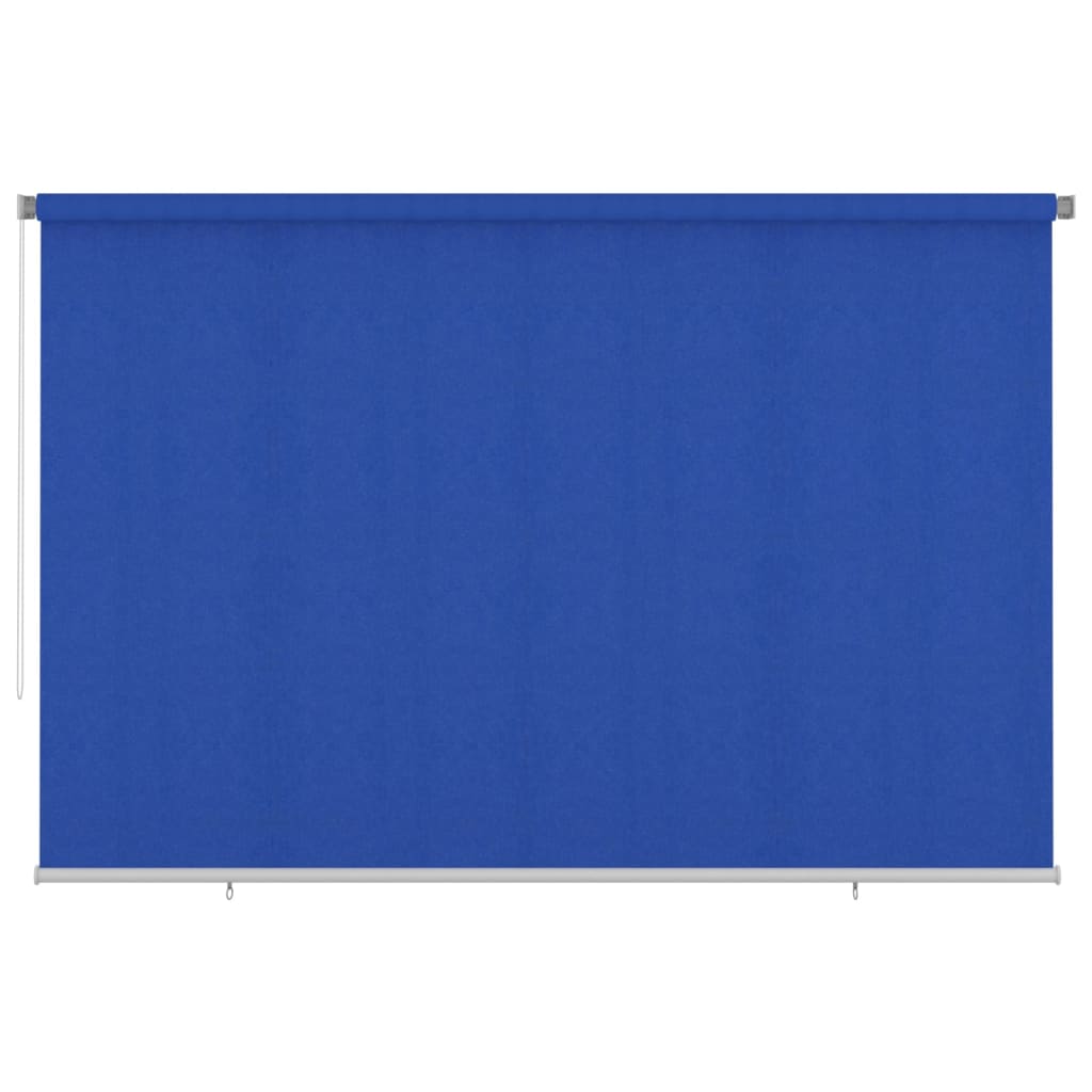 vidaXL Jaluzea tip rulou de exterior, albastru, 350×230 cm, HDPE