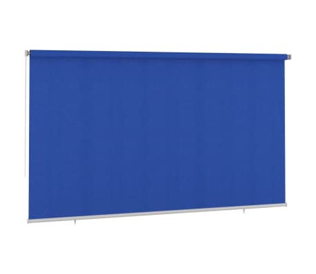 vidaXL Lauko roletas, mėlynos spalvos, 400x230cm, HDPE