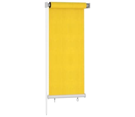 vidaXL Στόρι Σκίασης Ρόλερ Εξωτερικού Χώρου Κίτρινο 60 x 140 εκ. HDPE