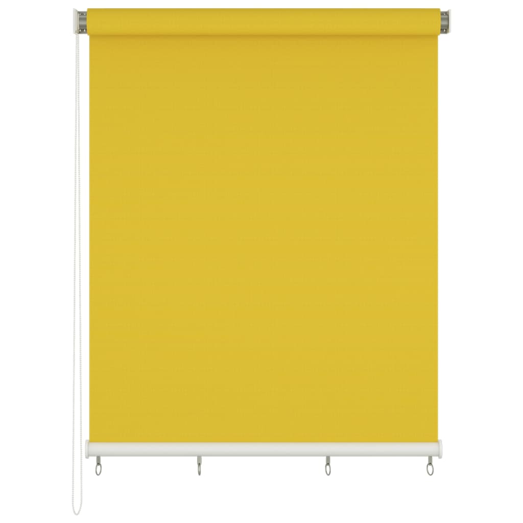 vidaXL Estore de rolo para exterior 200x140 cm amarelo