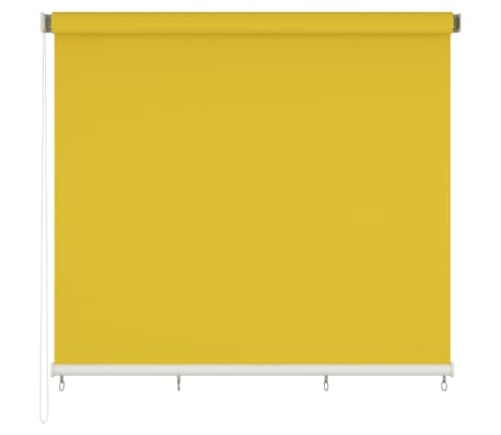 vidaXL Persiana enrollable de exterior 300x140 cm amarillo