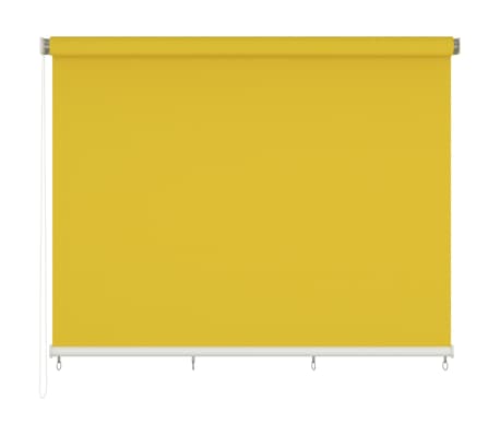 vidaXL Roleta zewnętrzna, 350x140 cm, żółta