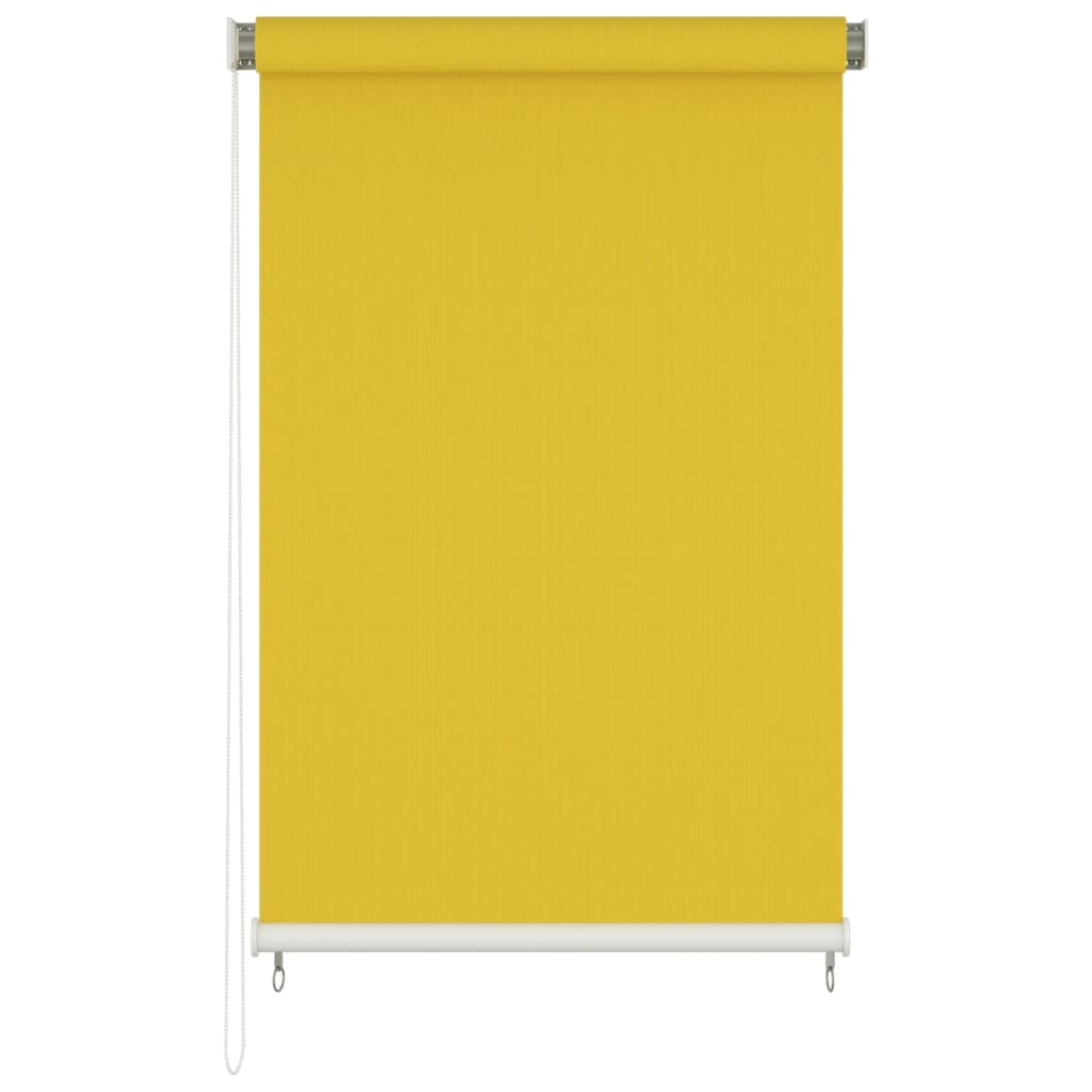 vidaXL Lauko roletas, geltonos spalvos, 80x230cm