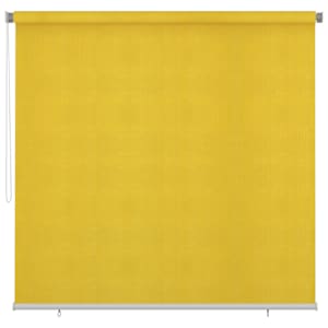 vidaXL Lauko roletas, geltonos spalvos, 240x230cm