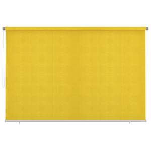 vidaXL Lauko roletas, geltonos spalvos, 350x230cm