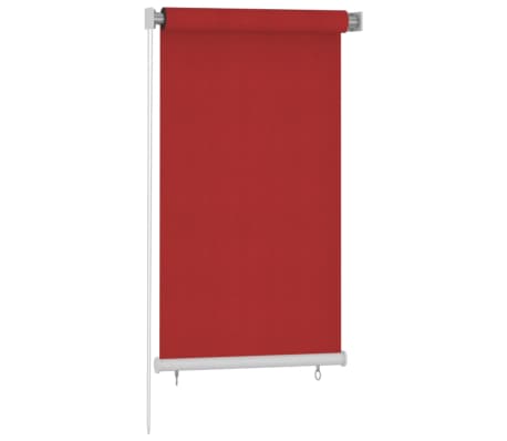 vidaXL Outdoor Roller Blind 80x140 cm Red HDPE