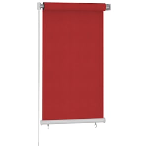 vidaXL Outdoor Roller Blind 80x140 cm Red HDPE