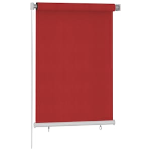 vidaXL Outdoor Roller Blind 100x140 cm Red HDPE
