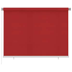 vidaXL Lauko roletas, raudonos spalvos, 200x140cm