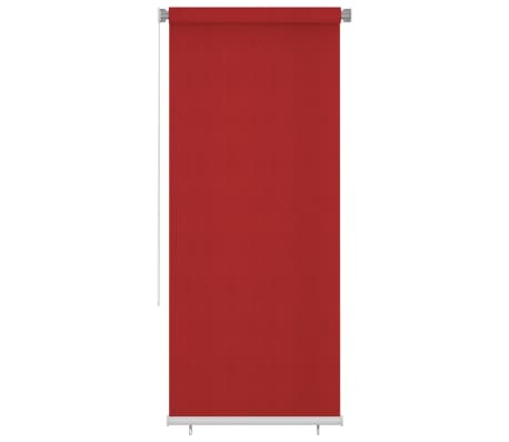 vidaXL Lauko roletas, raudonos spalvos, 100x230cm
