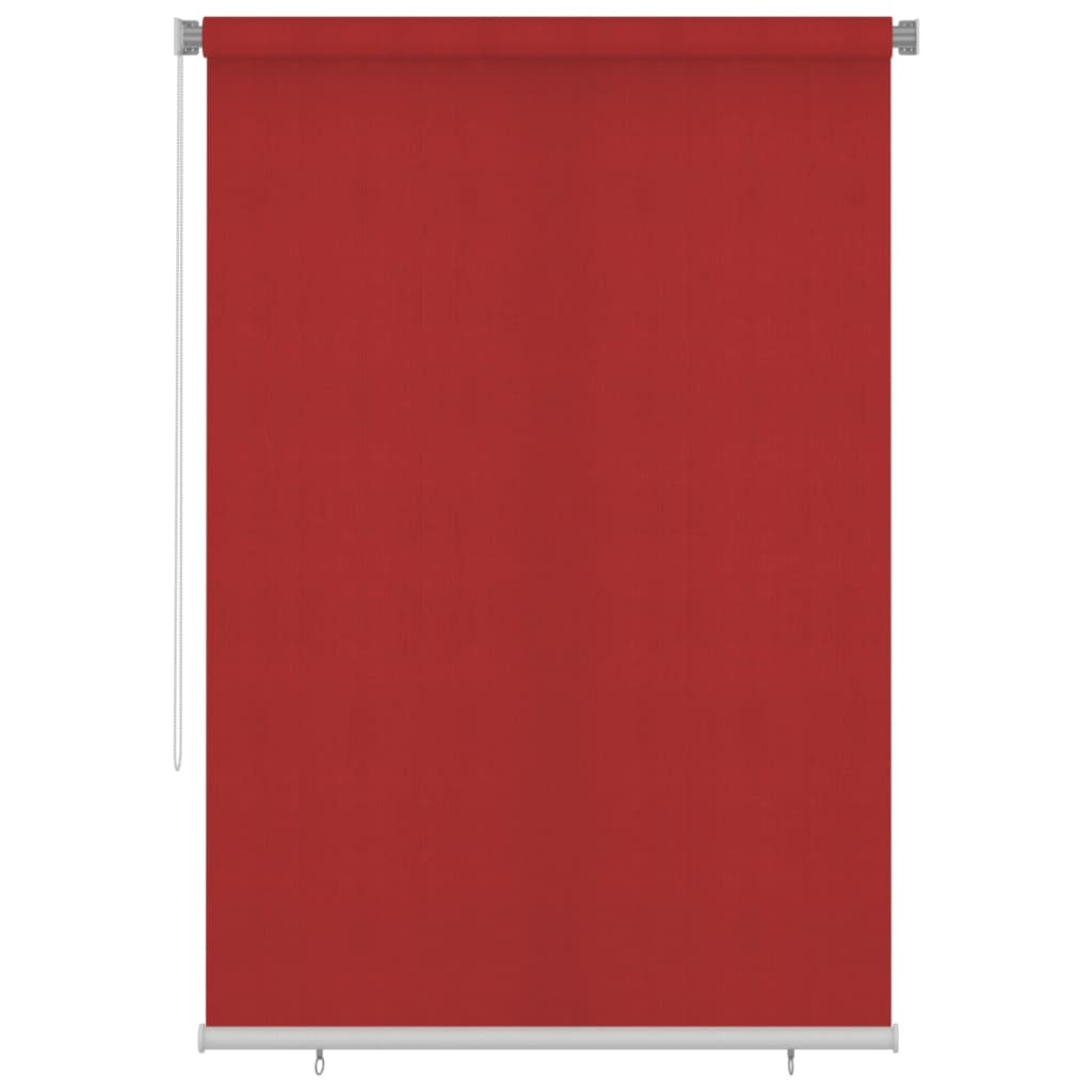 Outdoor Roller Blind 160x230 cm Red HDPE - Wood Decors Furniture