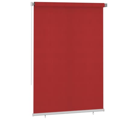 vidaXL Outdoor Roller Blind 160x230 cm Red HDPE