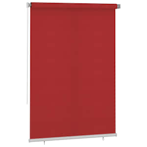 vidaXL Outdoor Roller Blind 160x230 cm Red HDPE