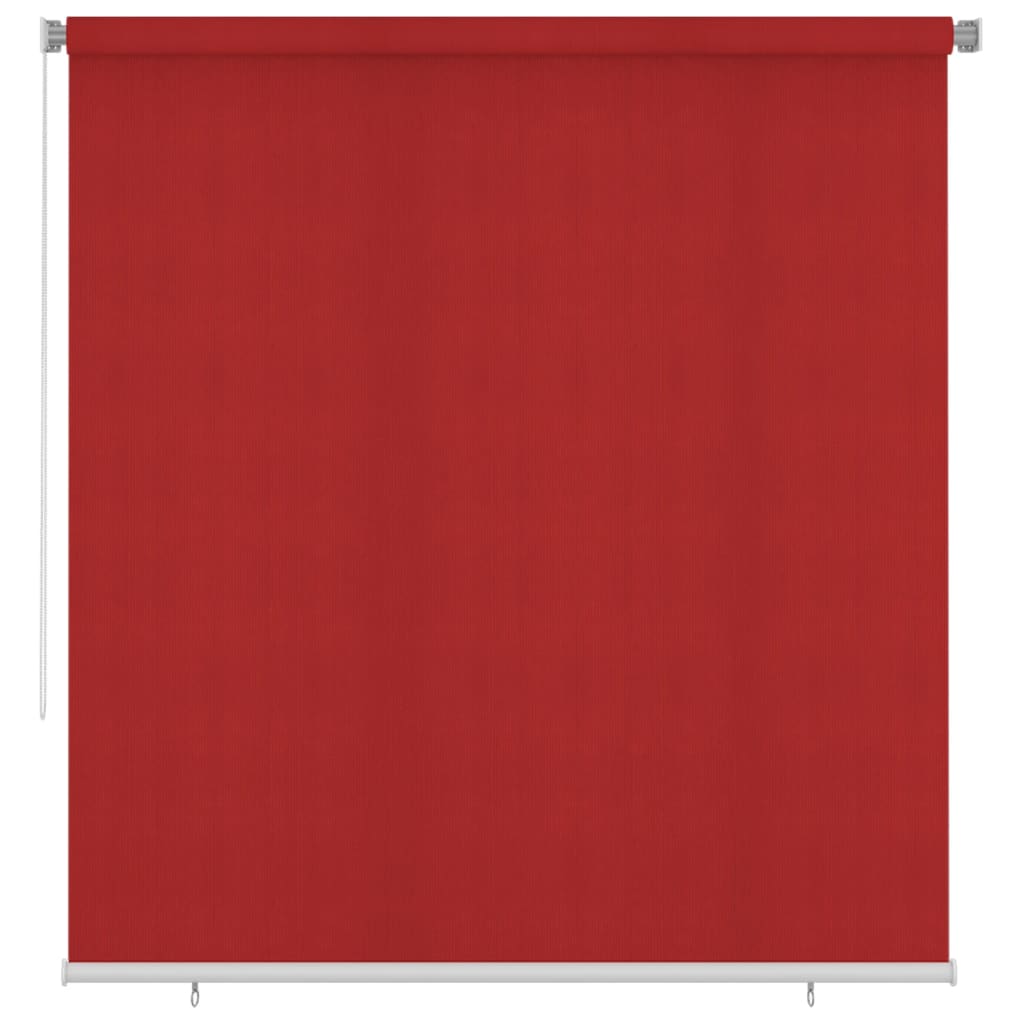 vidaXL Lauko roletas, raudonos spalvos, 220x230cm