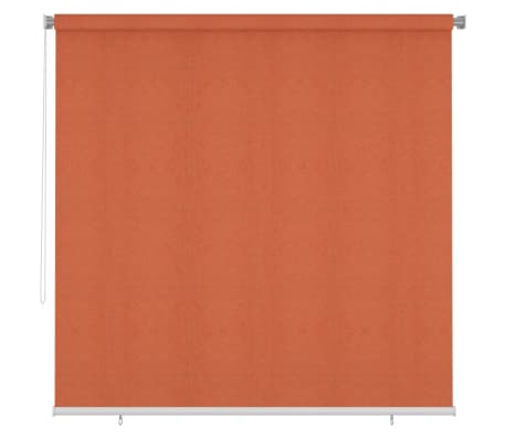 vidaXL Lauko roletas, oranžinės spalvos, 240x230cm