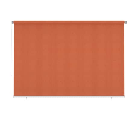 vidaXL Lauko roletas, oranžinės spalvos, 350x230cm