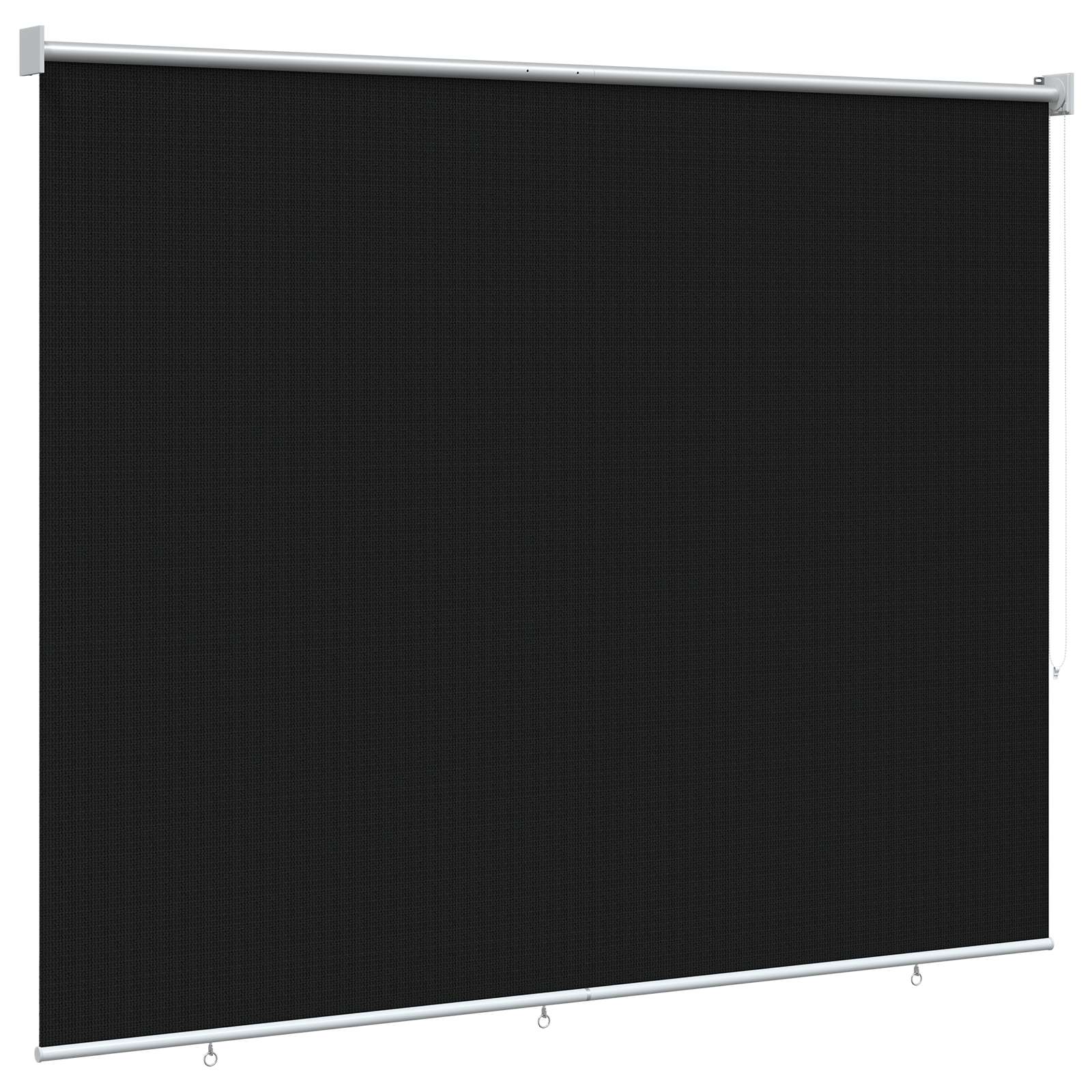 vidaXL Rolgordijn voor buiten 165(B)x140(H) cm zwart, foto 4