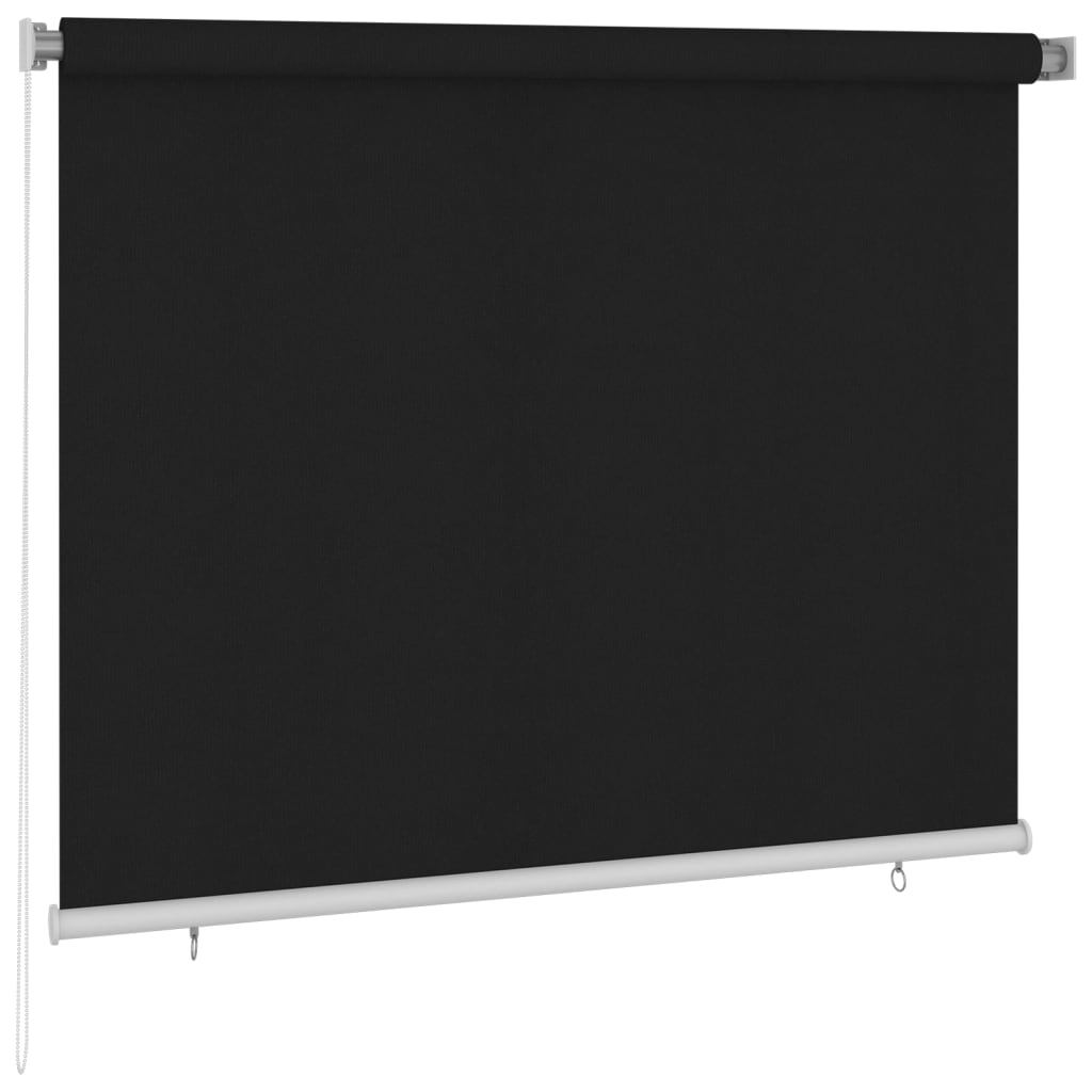 Lauko roletas, juodos spalvos, 180x140cm | Stepinfit
