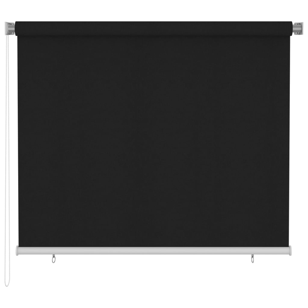 vidaXL Store roulant d'extérieur 180x140 cm Noir