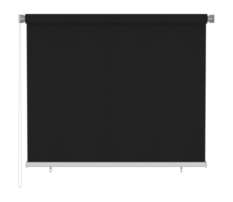 vidaXL Store roulant d'extérieur 180x140 cm Noir