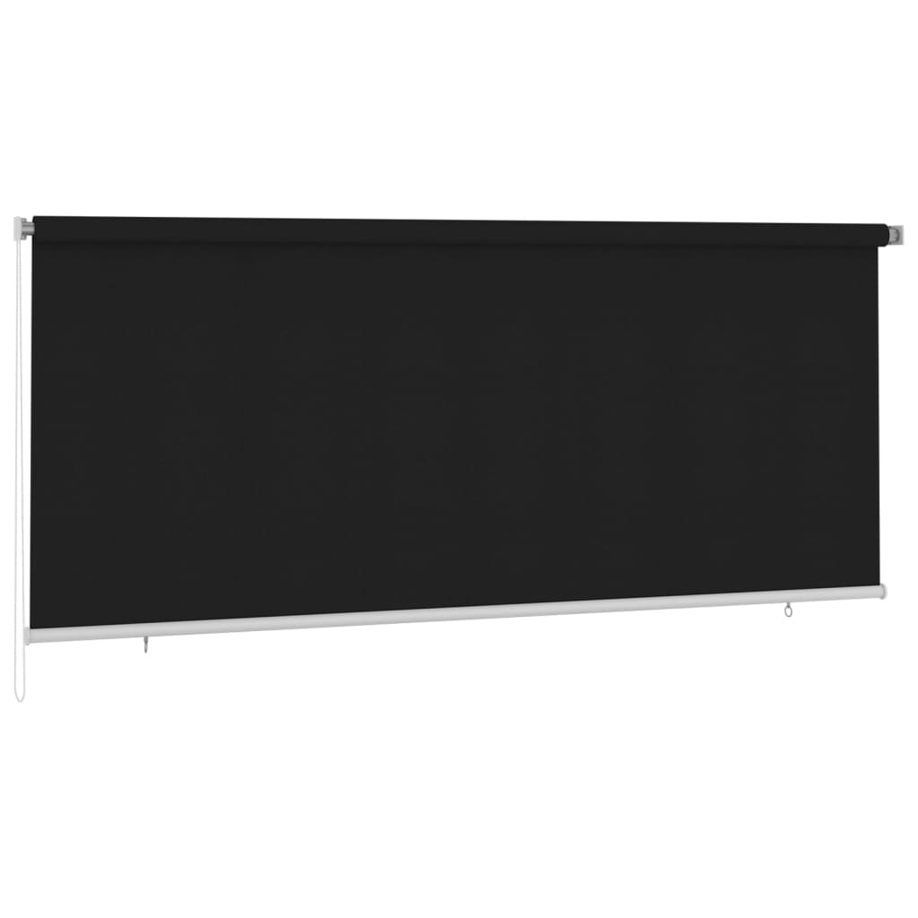 vidaXL Außenrollo 350x140 cm Schwarz