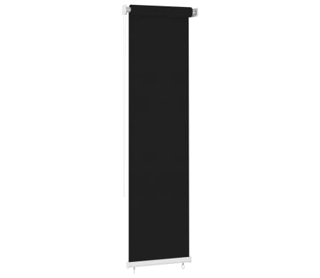 vidaXL Outdoor Roller Blind 60x230 cm Black HDPE