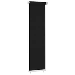 vidaXL Outdoor Roller Blind 60x230 cm Black HDPE